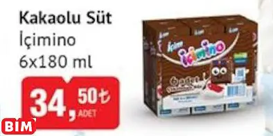 İÇİMİNO KAKAOLU SÜT İÇİMİNO KAKAOLU SÜT